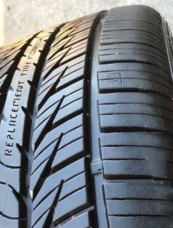 (FOUR) 19” TIRES - GENERAL ALTIMAX RT 255/45/19 104V WITH OVER 95% TREAD