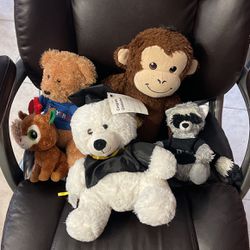 Stuffed Animals With Monkey Build A Bear !