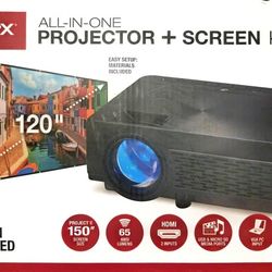 GPX Projector And Screen