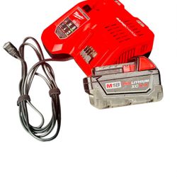Milwaukee M18 RedLithium XC4.0  Ah Lithium-battery and m12 m18 Rapid Charger 