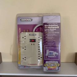 Brand New - Workstation T1 Network Cable Modem, Phone Line Surge Suppressor