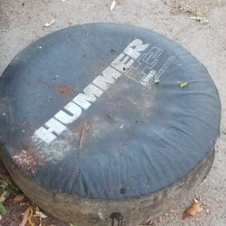 Hummer Weel And Rim Whit Cover 