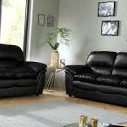 Brand New 2pc Plush Sofa & Love