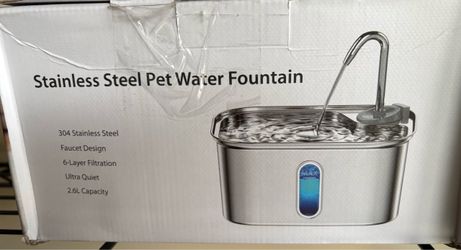 Stainless Steel Pet Water Fountain