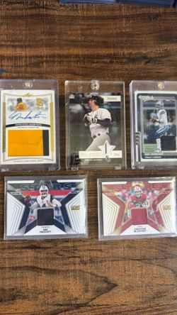 Jersey cards all for 15