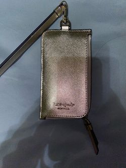 Kate Spade New York Gold Metallic Wristlet Wallet