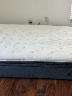USED KING SIZE SEALLY POSTUREPEDIC PLUSH MATTRESS ONLY