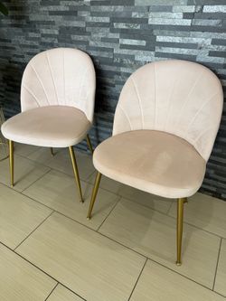 Pink chairs