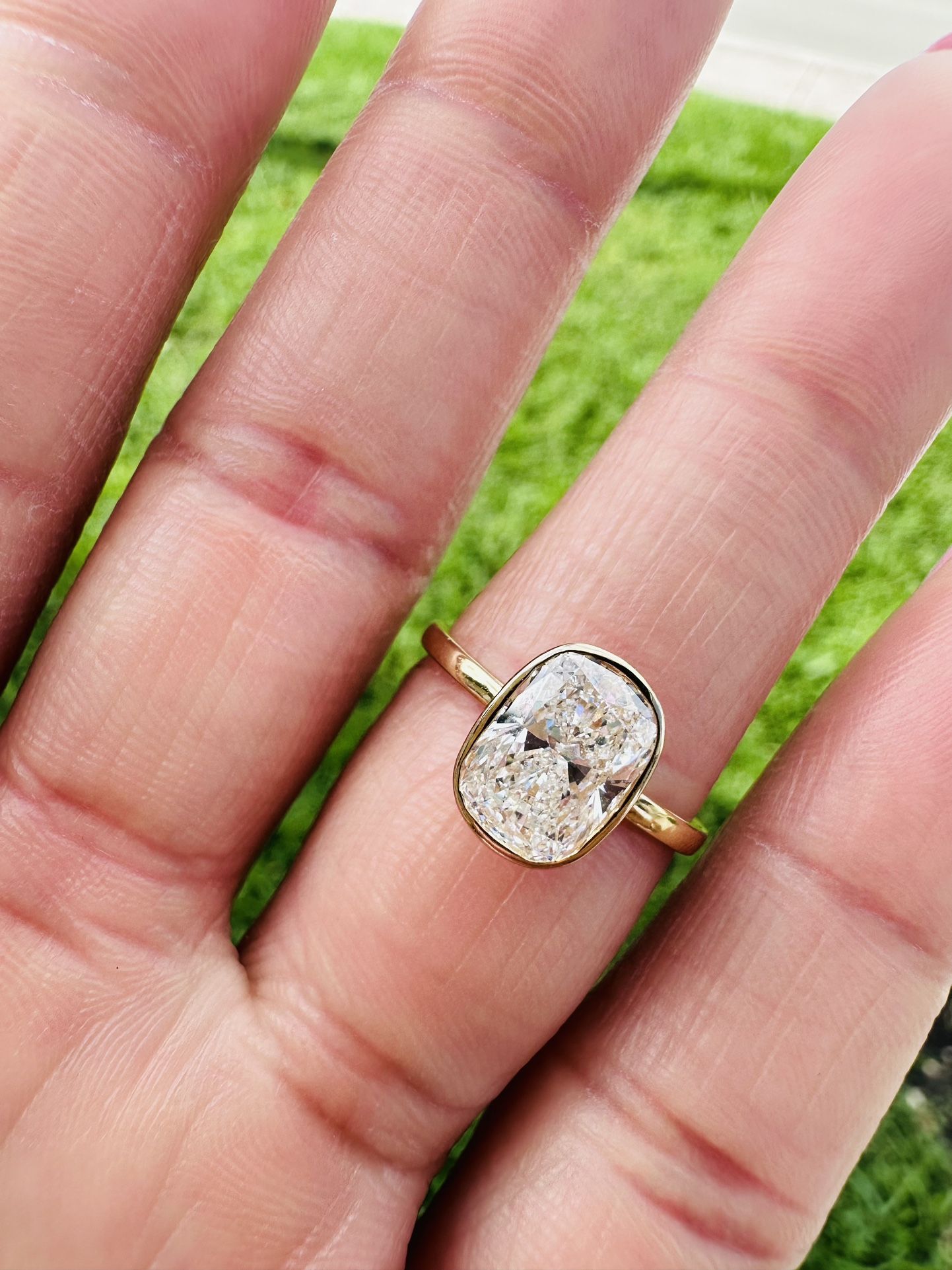 14k LAB Diamond Engagement Ring