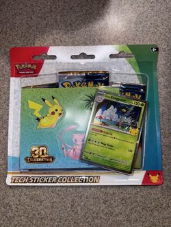 Pokémon 30th Celebration Tech Sticker Collection