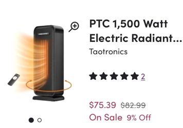 Heater With Auto Control And Remote 