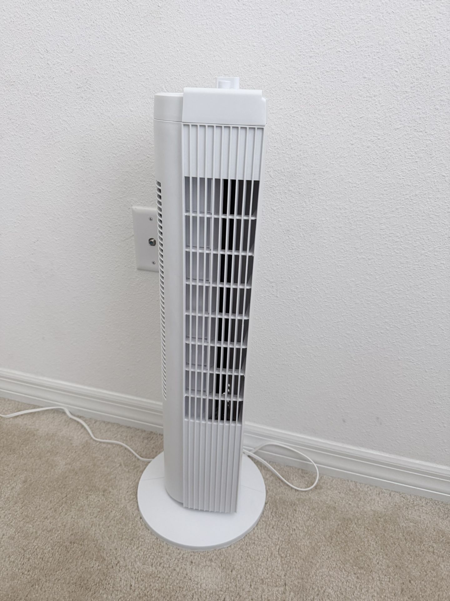 Oscillating White Fan 3-speed