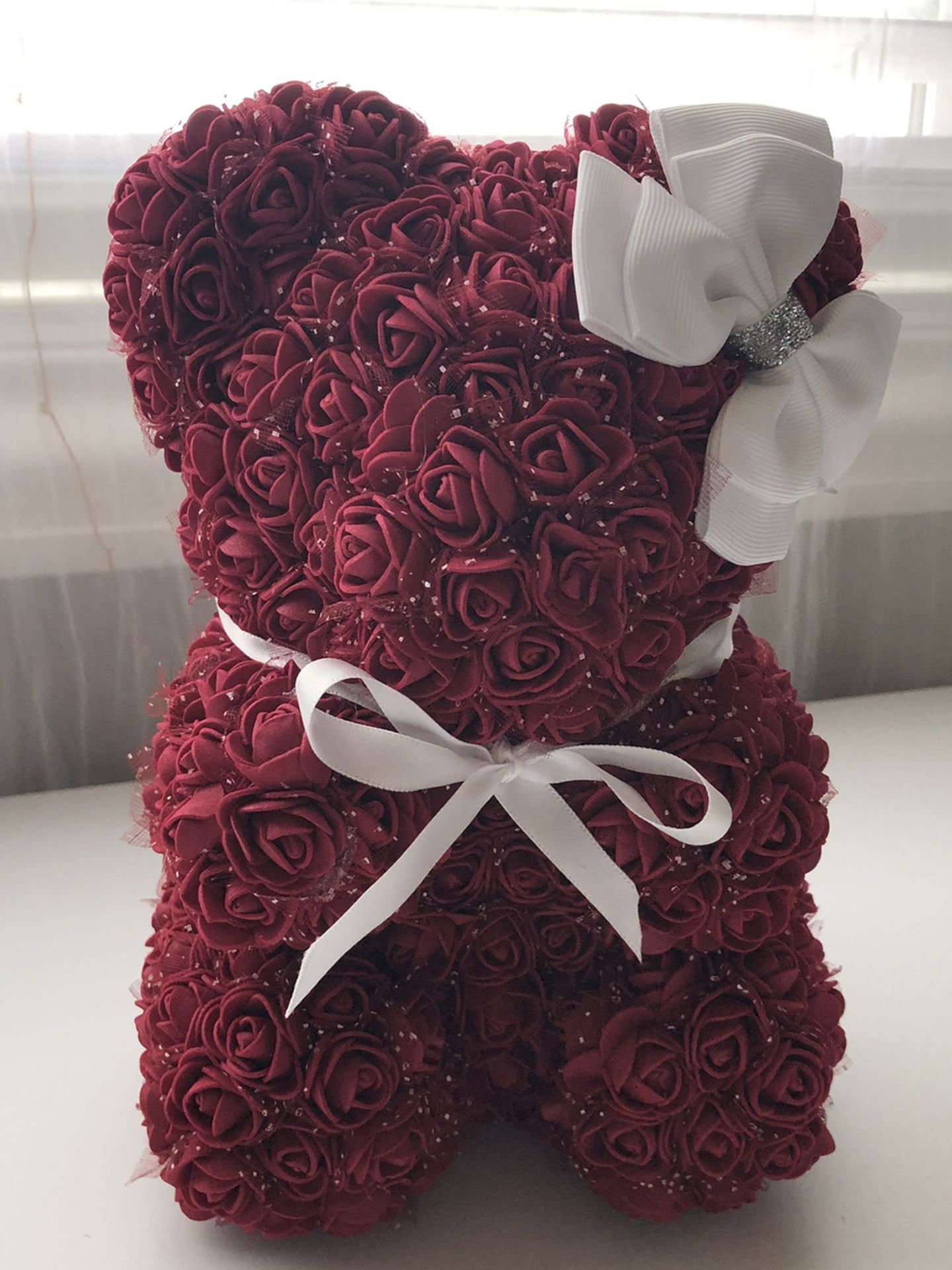 Handmade Rose Bear