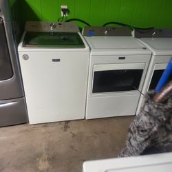 Washer And Dryer Electric Maytag Bravos Super Capacity Plus Tube With Warranty $600