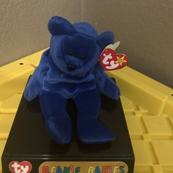 Rare Ty Beanie Baby Clubby Bear 1998 With 5 Diff Errors Rare In Mint Condition In Original Box-Sold By Ty, By Mail Only-Accepting Fair Offers 