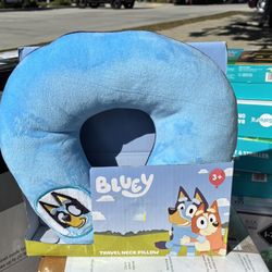 Bluey Infant Travel Pillow Unisex Blue