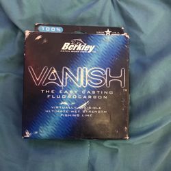 Vanish Flourocarbon Virtually Invisible Fishing Line