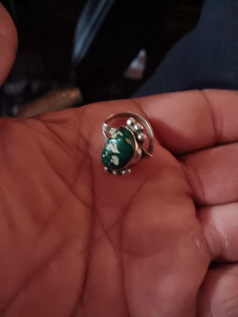 Green Turquoise Ring