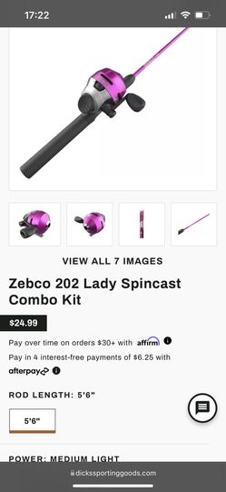 Zebco 33 Camo Rod/Reel Combo (Boys) & Zebco 202 Pink Lady Rod/Reel Combo  (Girls) for Sale in Palm Beach Shores, FL - OfferUp