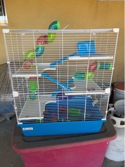 Hamster cage.