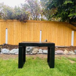 St. Lucia Wood Bench Stained And Sealed