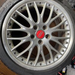 18in BBS Audi Rims W/ Tire Good Tread