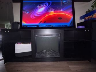TV Stand with Fireplace