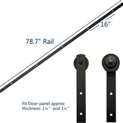 0328 EWEI'S Homewares Sliding Barn Door Hardware (delivery available)