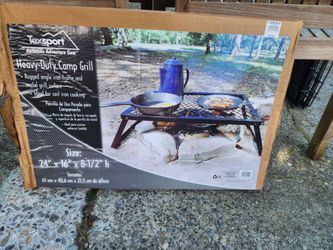 Foldable 🔥 campfire grill grate
