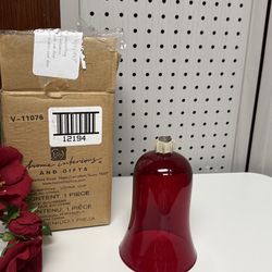 Home Interiors Ruby Red Glass Votive Peg Candle Holder Cup