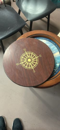 Wood Light House With Drawer