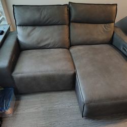 Ex-Wide Loveseat Made From Rtg Modular Couches