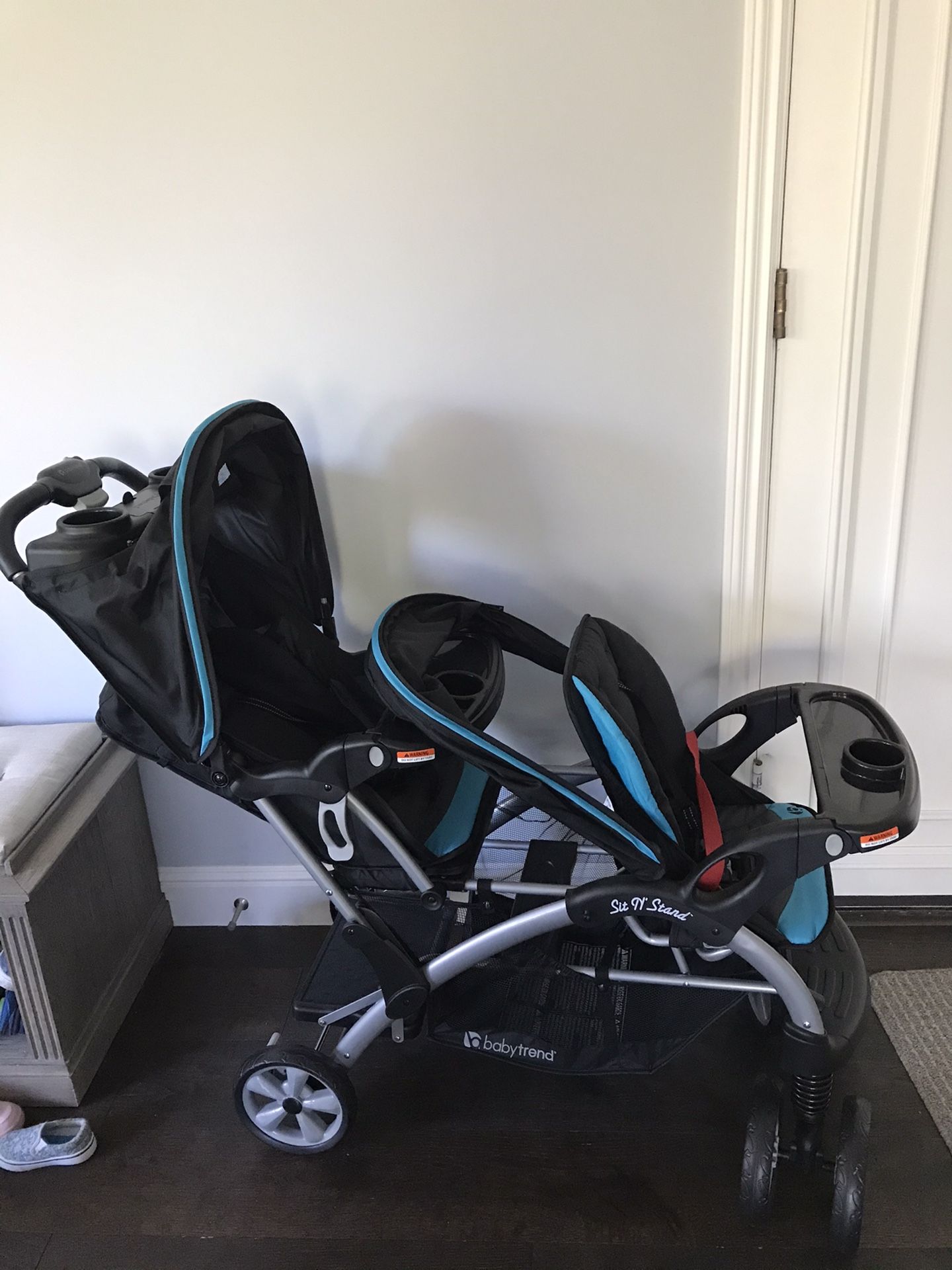 New BabyTrend Sit N Stand Double Stroller