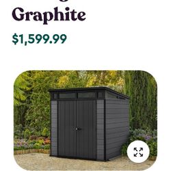 Keter  Cortina 7x7 Storage Shed $1,300