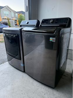 LG washer 5.0 Cu.Ft and dryer 7.4 Cu.Ft set