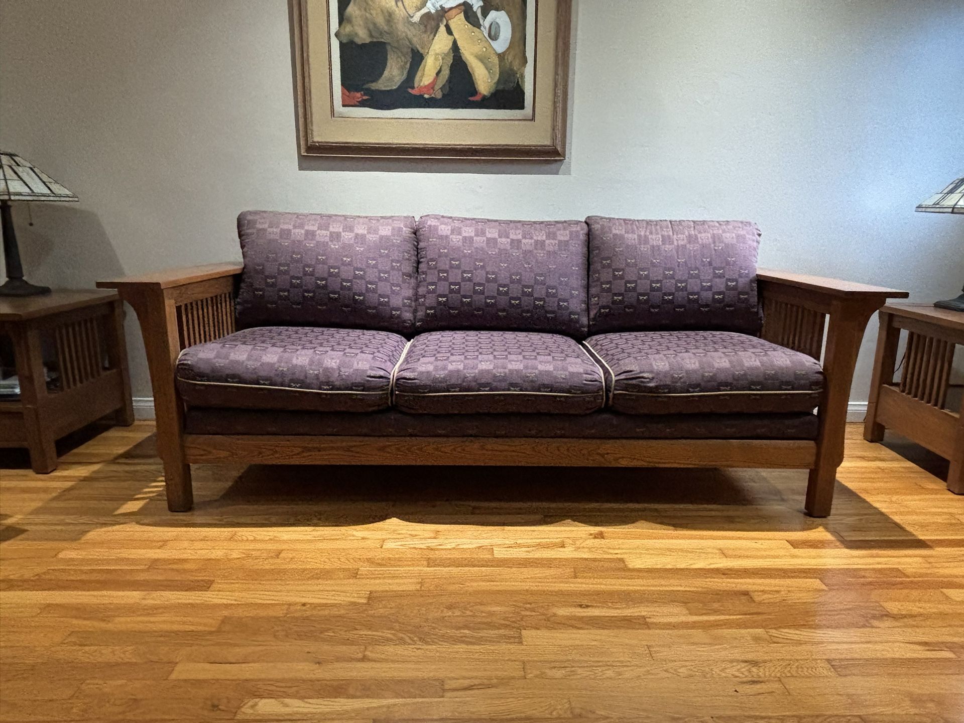 Mission sofa  and Recliners