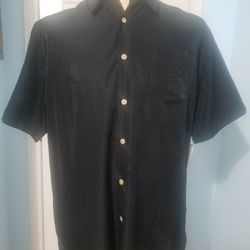 Mens Havana Style Shirt - XL- Black