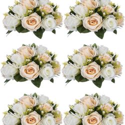 Artificial flower bouquet 💐 6 pieces