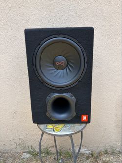 JBL 12” subwoofer (w box and amp)