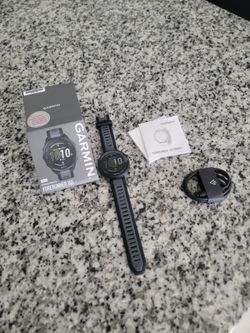 Garmin Forerunner 165, Running Smartwatch, Colorful AMOLED Display, Training Metrics and Recovery Insights, Black