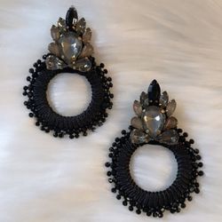 Handmade Black Earrings