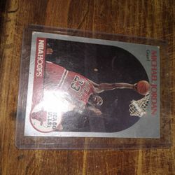NBA Hoops Michael Jordan 1990 Card