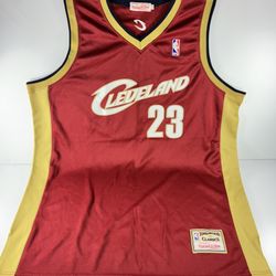 Mitchell & Ness Cleveland Cavaliers Lebron James  #23 Jersey Size 54