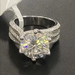 Moissanite Engagement Ring