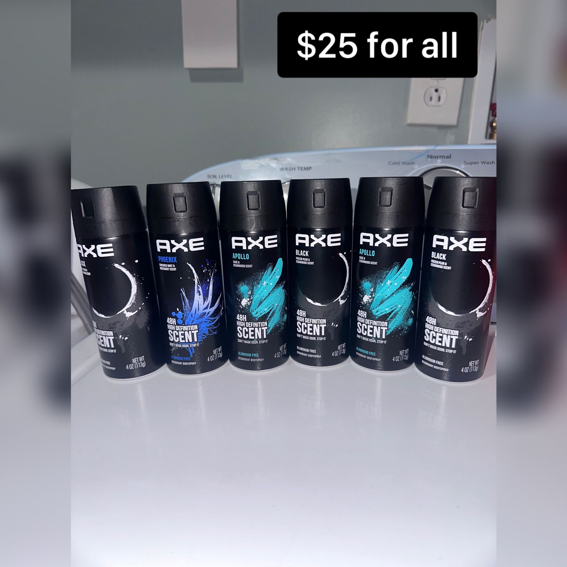 axe dry sprays