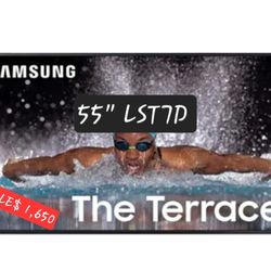 SAMSUNG 55"INCH  THE TERRANCE 4K QLED LST7D OUTDOOR TV 