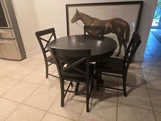 Pottery Barn Table and 4 chairs