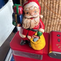 Vintage Ceramic, Santa Claus Statue