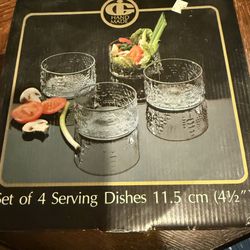 Set Of 4 Serving Dishes 11.5cm (4 1/2”)
