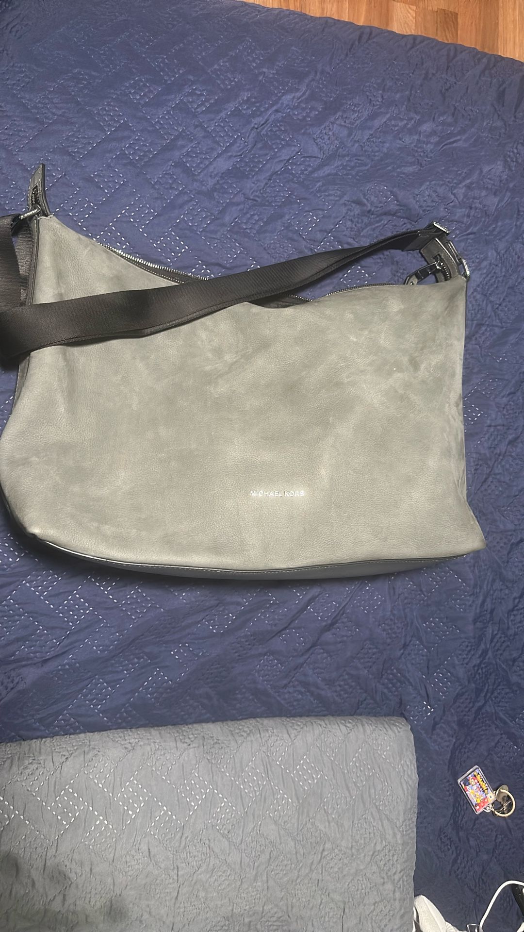 Michael Kors Hudson Suede Hobo Bag